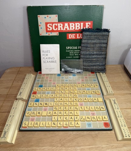 1973 scrabble luxe board - 1973,