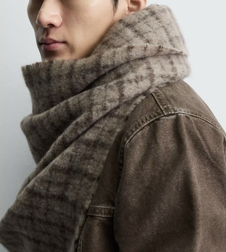 Zara man brushed check - man,