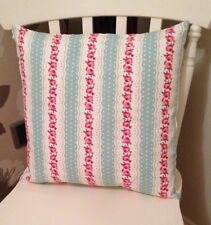 Clarke and Clarke Shabby Chic Chloe Duck Egg Floral 16" Cushion Cover