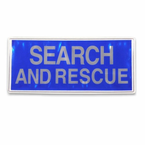 Search and rescue badge large - and,