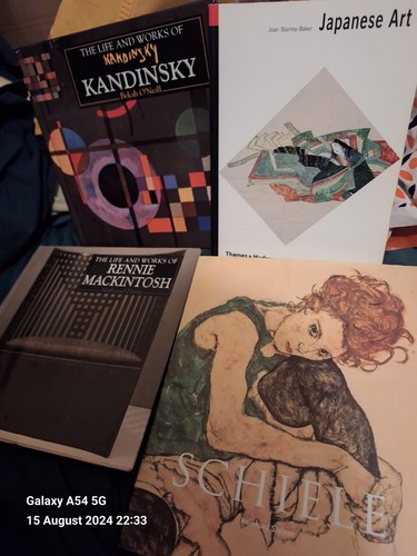 Four art books - four,