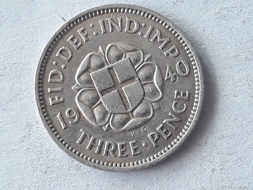 Silver three pence - 3,