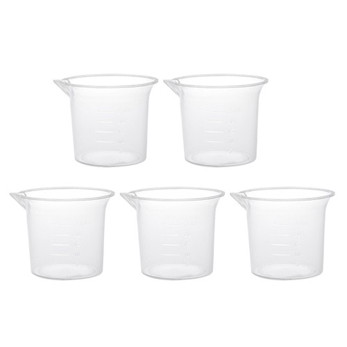 5pcs measuring cup labs clear - labs,