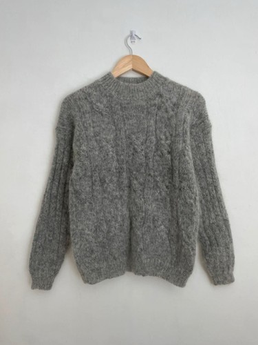 Mohair blend soft - mohair, grey