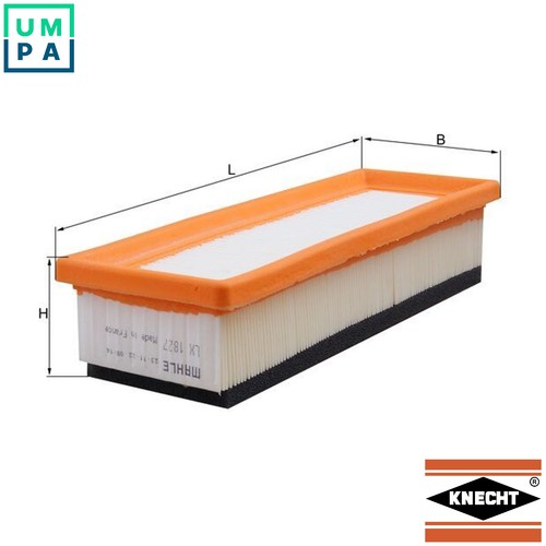 Air filter 1827 for alfa - filter,