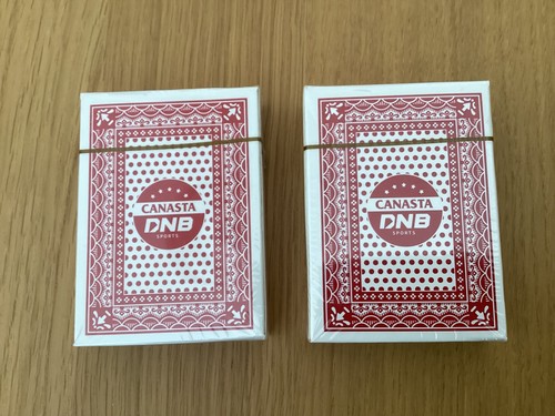 Red backed canasta - canasta, deck