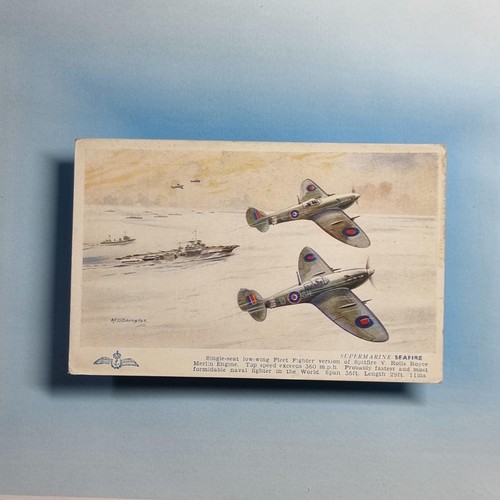 Ww2 aircraft postcard c1940 - aircraft,