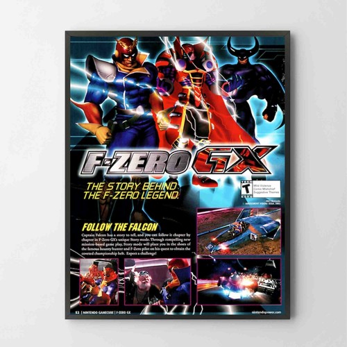 Poster zero nintendo - f-zero, gx
