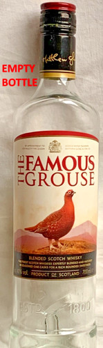 Empty famous grouse - famous,
