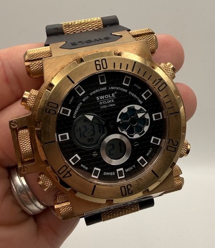 Swole clock rose gold - swole,