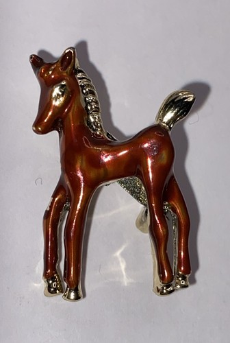 Vintage horse pin brooch - horse,