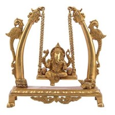 Brass Ganesh Jhula Swing Idol