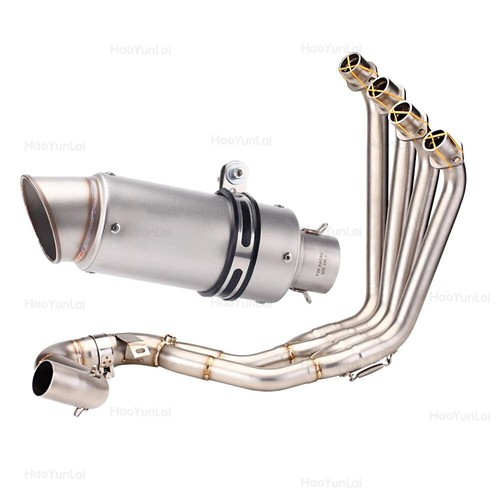 Exhaust silvery muffler header - silvery,
