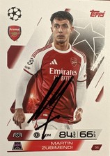 Arsenal Martin Zubimendi Hand Signed Match Attax 25/26 Card