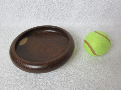 Small round wooden dish - round, bowl