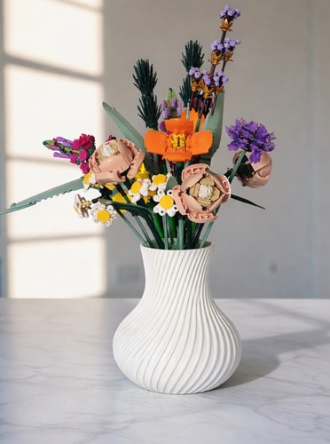 Vase for lego flowers - flowers, bouquet