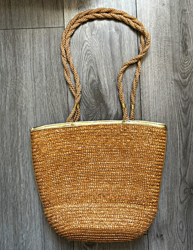 Women beige woven straw - women’s,
