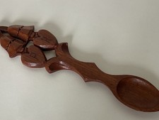 Welsh Love Spoon wooden hand