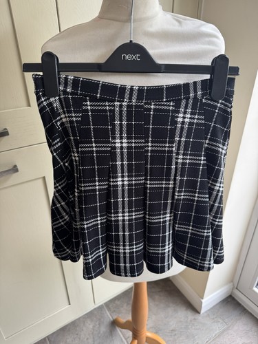 Shein black white tartan check - shein,