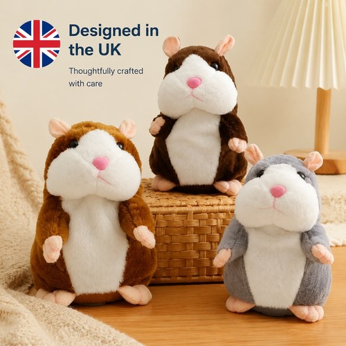 Talking hamster plush toy - talking,