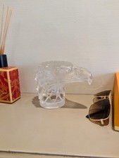 Lalique Car Mascot Eagle Head Tete D'Aigle American eagle Oval Office trump Desk