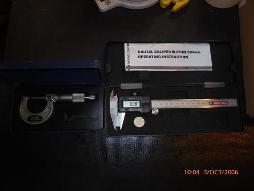 Micrometer 25mm and - 0-25mm, duratool