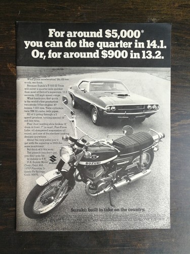 Vintage 1970 suzuki 500 - vintage,