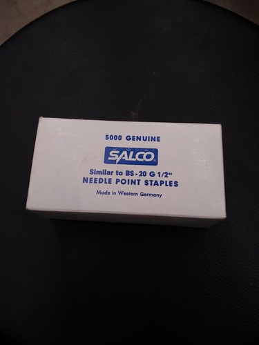 Salco needle point staples - salco,