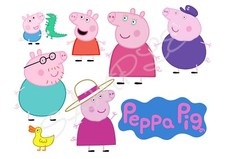 Peppa Pig Themed Edible Icing