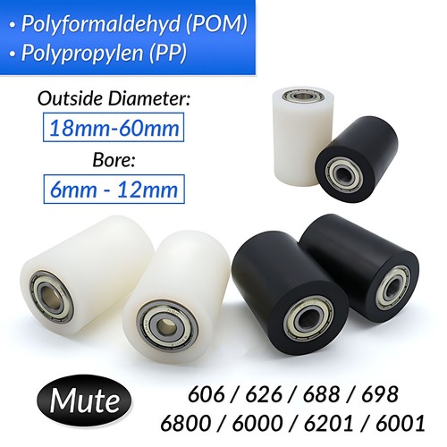 Pom plastic pulley - pom, pp