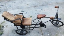 Wooden&wrought Rickshaw toy