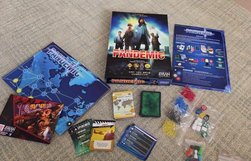 Pandemic board game - pandemic, complete