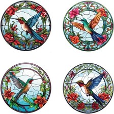 Round Hummingbird Window