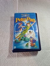 Walt Disney Peter Pan VHS Video Cassette Tape Walt Disney Classics Children Kids