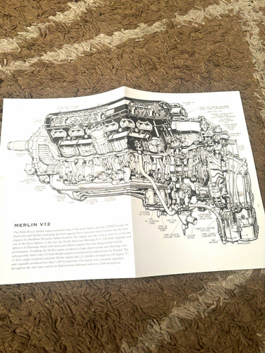 Rolls royce merlin v12 engine - merlin,