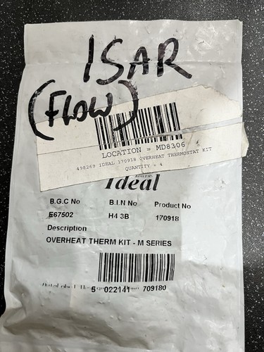 Ideal isar overheat thermostat - isar,