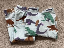 Marks And Spencer Blue Dinosaur Long Sleeve Pyjamas Age 2-3