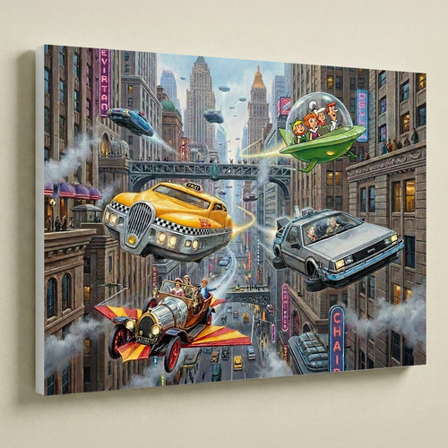 Future flying fun - future, canvas