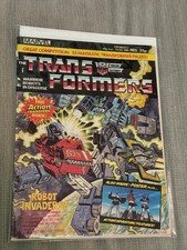 TRANSFORMERS G1 UK Marvel Comics # 1, from 20th Sept – 3rd Oct 1984 NO free gift