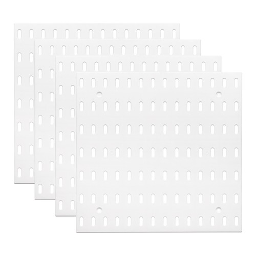 4pcs white plastic pegboard - 4pcs,