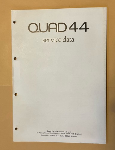 Quad control unit service - unit,