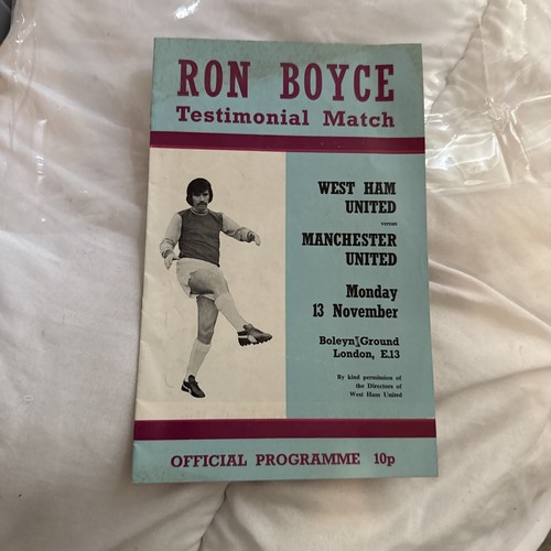 Ron boyce testimonial match - ron,