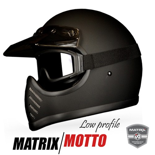 Full face retro bobber - retro,