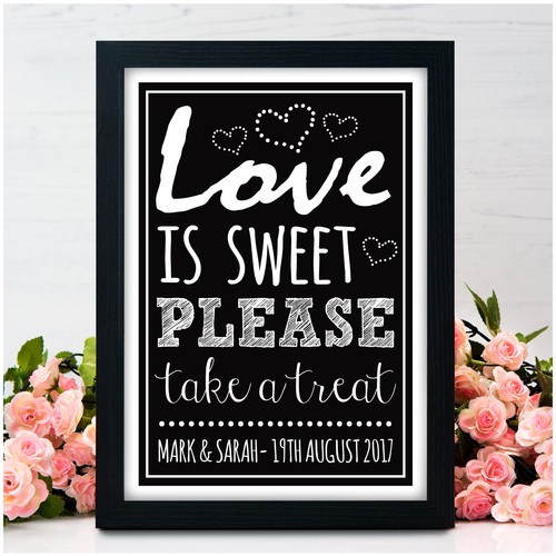 Personalised love sweet - love, is