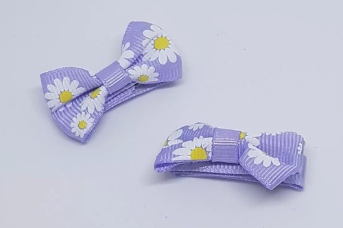 Mini bow hair clips - bow,