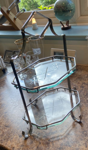 Vintage art deco - glass, /
