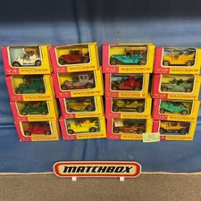 Matchbox Models Of yesteryear. Job Lot (80) Full Set 16 Cars In Pink/yellow Box