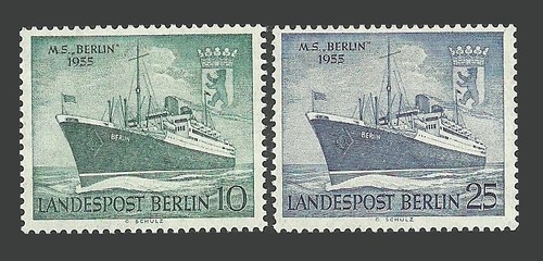 Germany berlin stamps 1955 - germany, m/s
