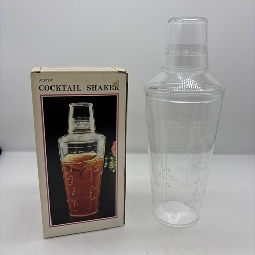 Vintage clear acrylic cocktail - vintage,