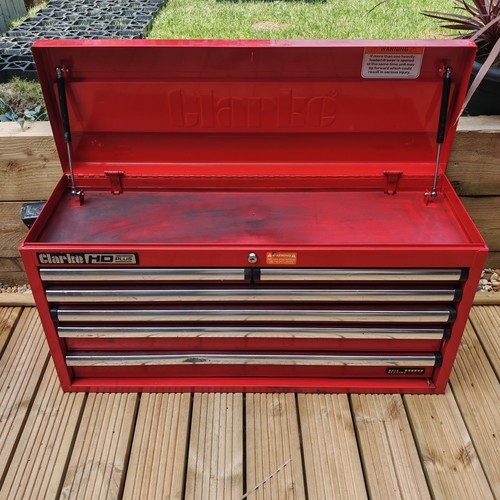 Clarke tool chest red large - clarke,